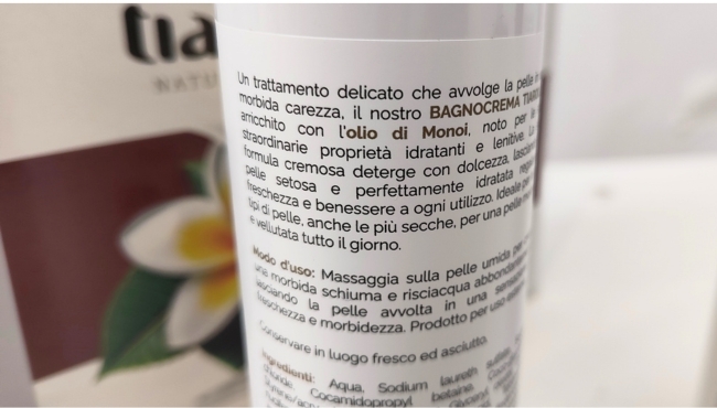 Bright Tiaroil | Bagno Crema e Crema Corpo da 250ml con Olio di Monoi